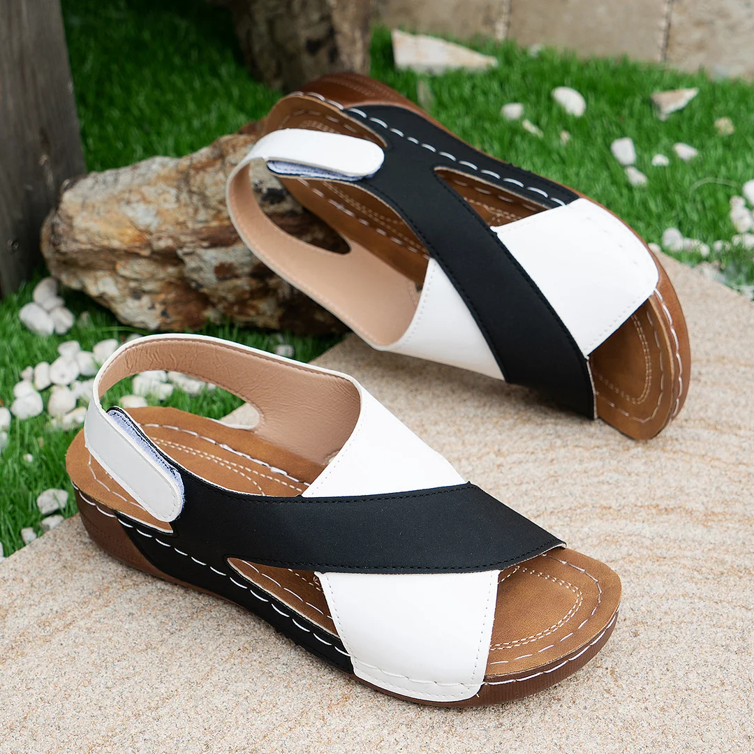 Uveng Uveng Sandals Female Summer 2024 New Platform With Skirt Casual Open Toe Versatile Cool Beach