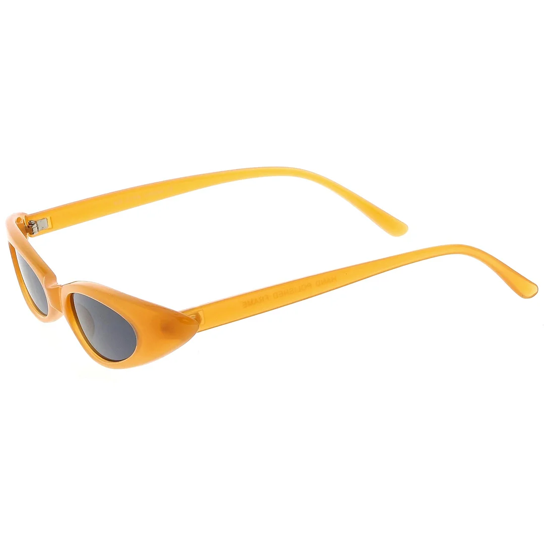 Pastel Thin Extreme Oval glasses Neutral Colored Oval Lens 47mm