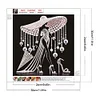 Elegante Dame - speziell geformte Diamond Painting - 30*30cm