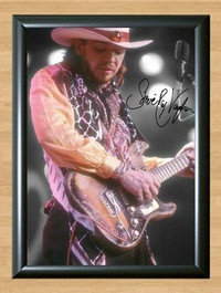 Stevie Ray Vaughan Signed Autographed Photo Poster painting Poster Print Memorabilia A2 Size 16.5x23.4