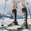 Winter Thermal Ski Socks Thicken Warm Hiking Socks Over-The-Knee Wool Socks