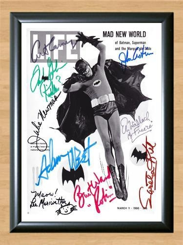 Batman Vintage Signed Autographed Photo Poster painting Poster Print Memorabilia A4 Size