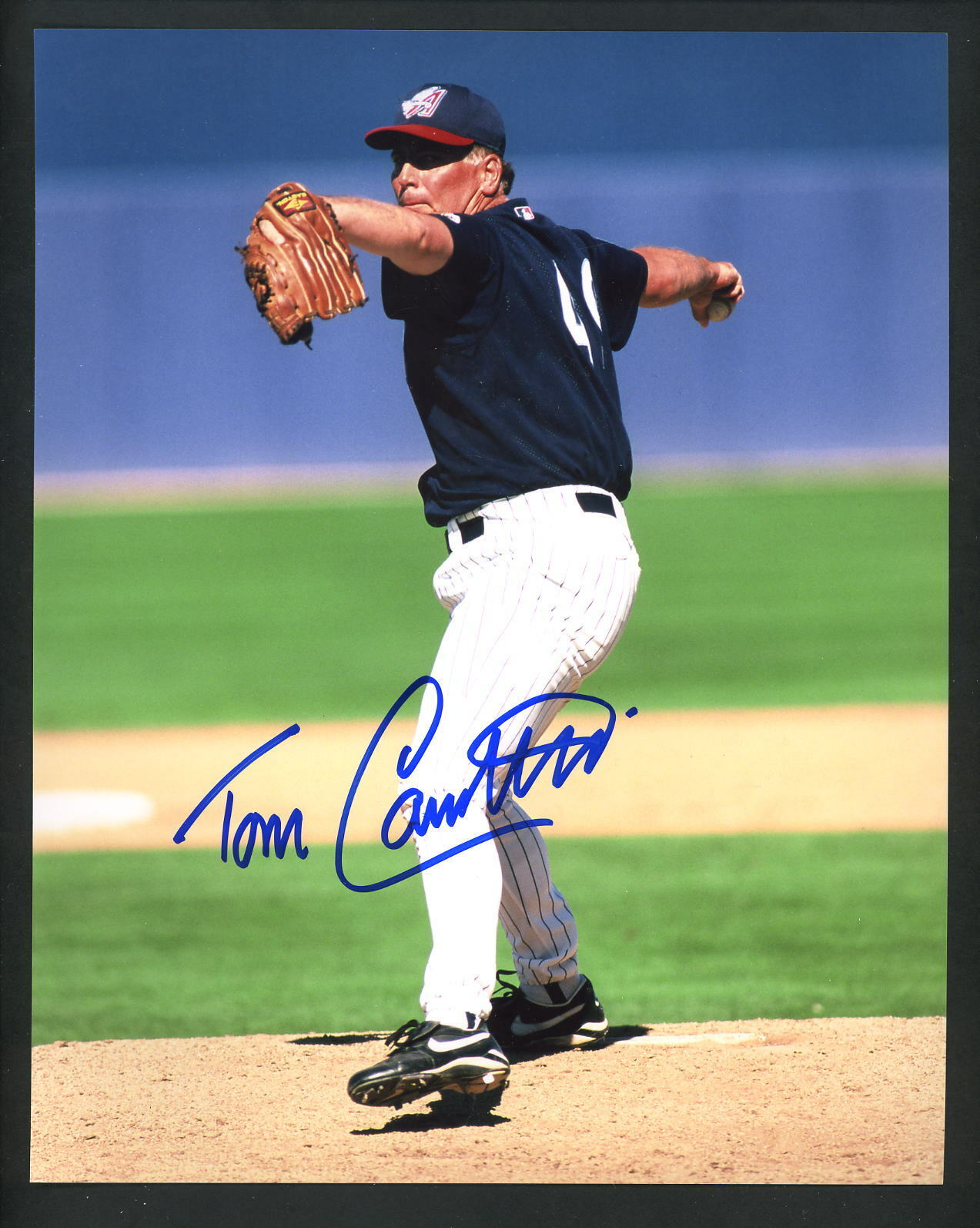 Tom Candiotti Signed Autographed 8 x 10 Photo Poster painting with JSA authentication Angels