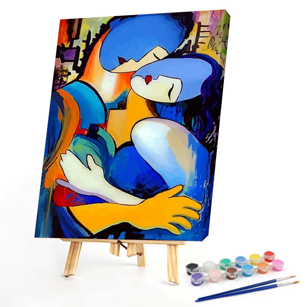 

40*50CM - Paint By Numbers - Hugging Couple, 501 Original