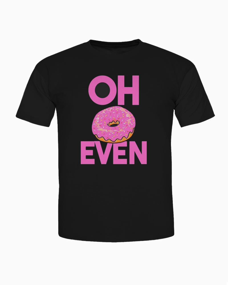 Men's Plus Size Retro Retro Fun Donuts Printed T-shirt Shorts Suit