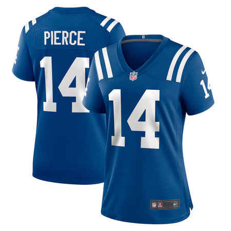 Women's Indianapolis Colts #14 Alec Pierce Nike Royal Player Game Jersey