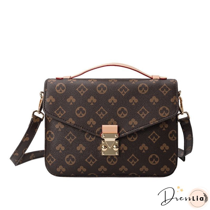 Paziye Check Print Ladies Crossbody Bag