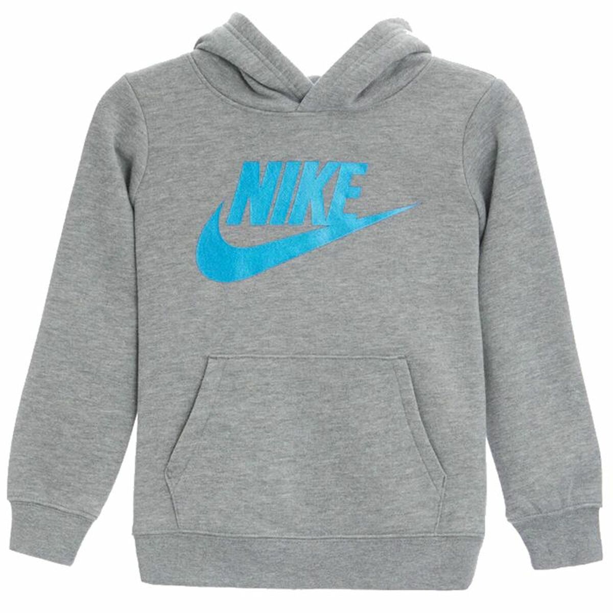 Children&rsquo;s Sweatshirt without Hood Nike Metallic HBR Gifting Grey