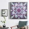 Abstract Art Mandala Flower | Luminous Diamond Painting Kits