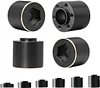 4Pcs Brass Weights 12mm Wheel Hex Hubs Widen Adapter for 1/10 RC Crawler 1.9 2.2Inch Wheels Rim Axial SCX10 TRX4 Counterweight (6MM)