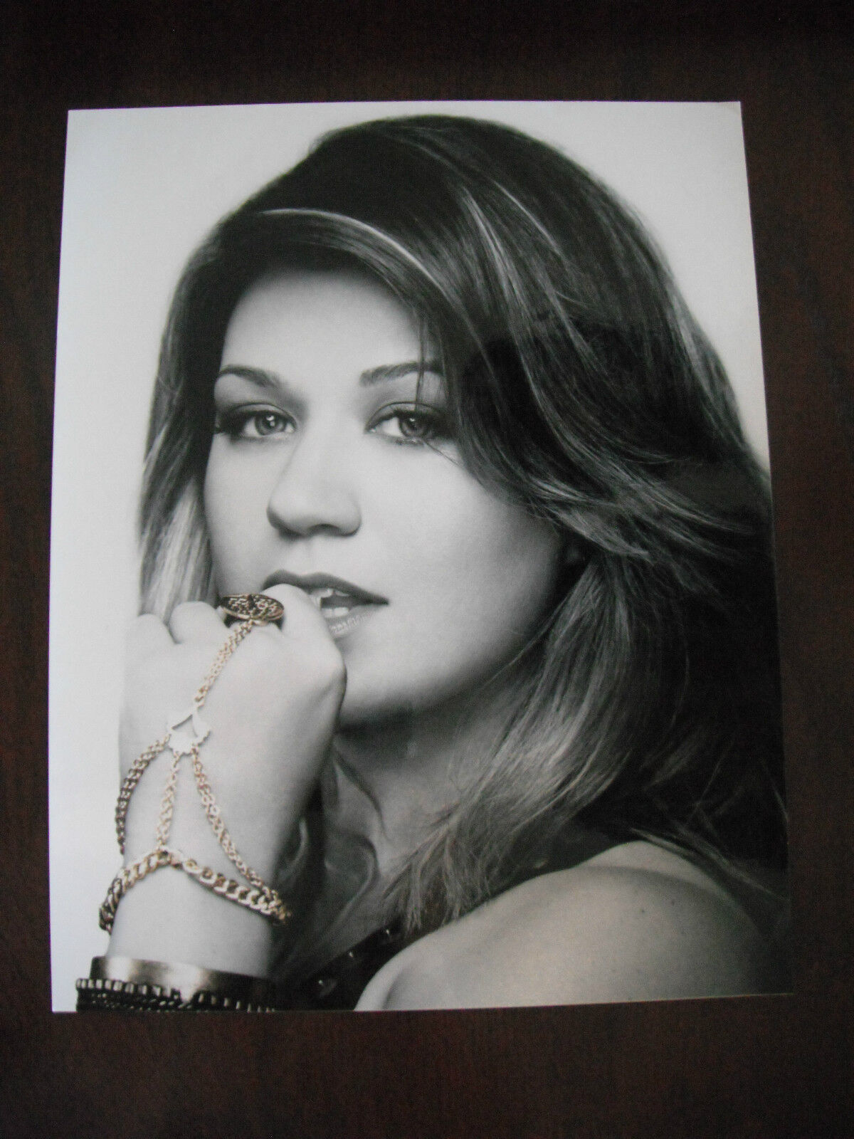 Kelly Clarkson Pop American Idol Music Color 11x14 Photo Poster painting