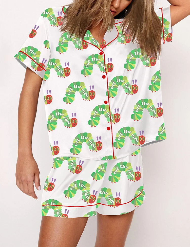 Women's Eat The Rich Pajama Set