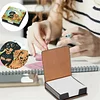 5D Dachshund DIY PU Diamond Painting Notecard Box with 160 Sheets Paper Holder