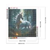 (40*40cm)Forest Unicorn - Full Round Drill Diamond Painting