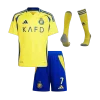 RONALDO #7 Al Nassr Home Kids Soccer Jerseys Full Kit 2024/25 &ndash; ACL