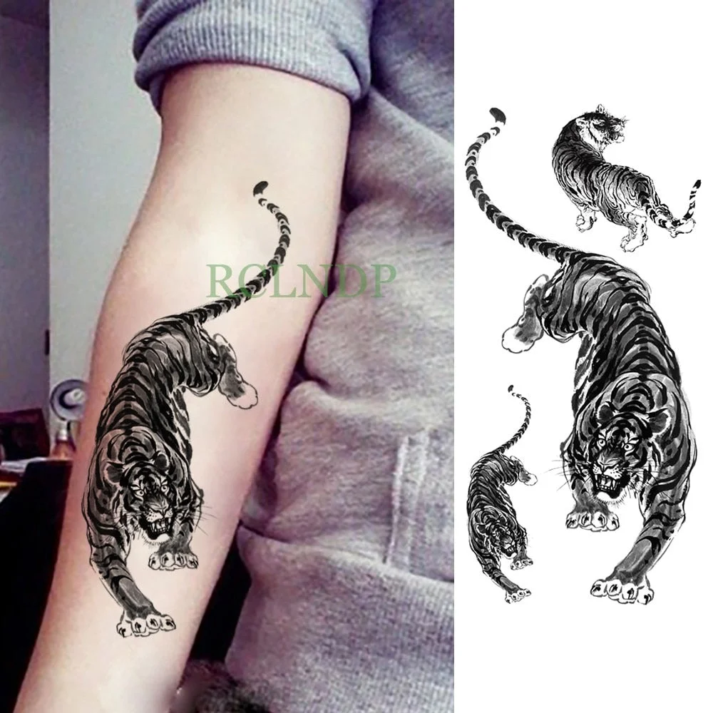 27 designs Waterproof Temporary Tattoo Sticker tiger dragon hawk snake for men tatto stickers flash tatoo fake tattoos Body Art