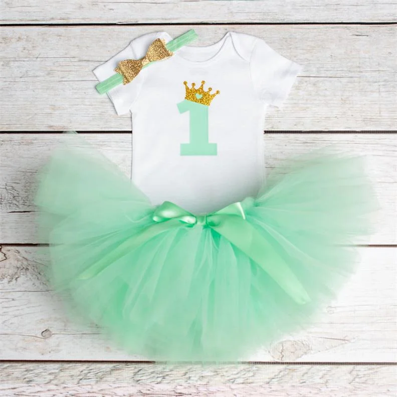 Baby Birthday Dress Unicorn Baby Clothes Christening Gown Dress For Baby Girl Princess Cake Smash Outfit Toddler Clothing Girl