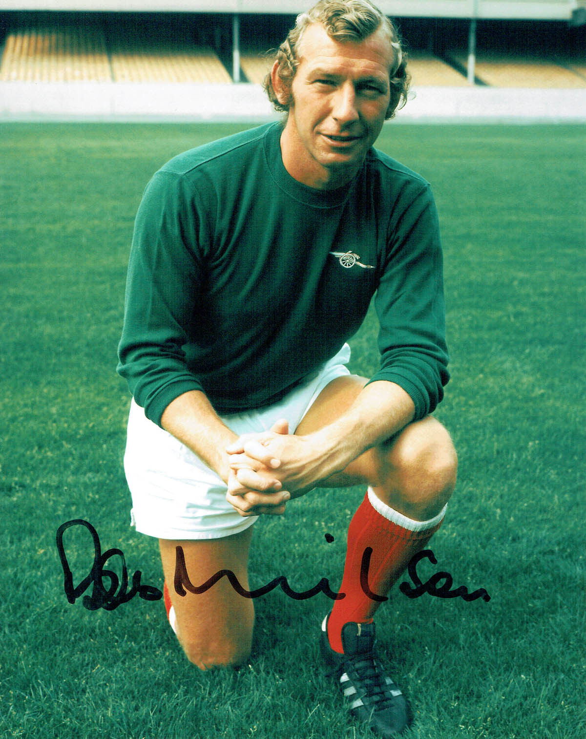 Bob WILSON Arsenal Goalkeeper HAND SIGNED Autograph 10x8 Photo Poster painting AFTAL COA