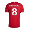 SZOBOSZLAI #8 Liverpool Home Soccer Jersey 2025/26