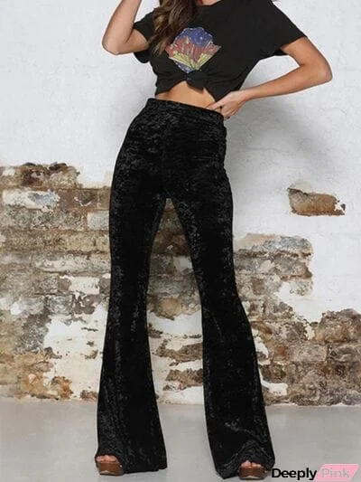 High Waist Bootcut Pants