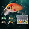 5pcs Mini Crankbait Fishing Lure Floating Wobbler Artificial Hard Bait Swimbait