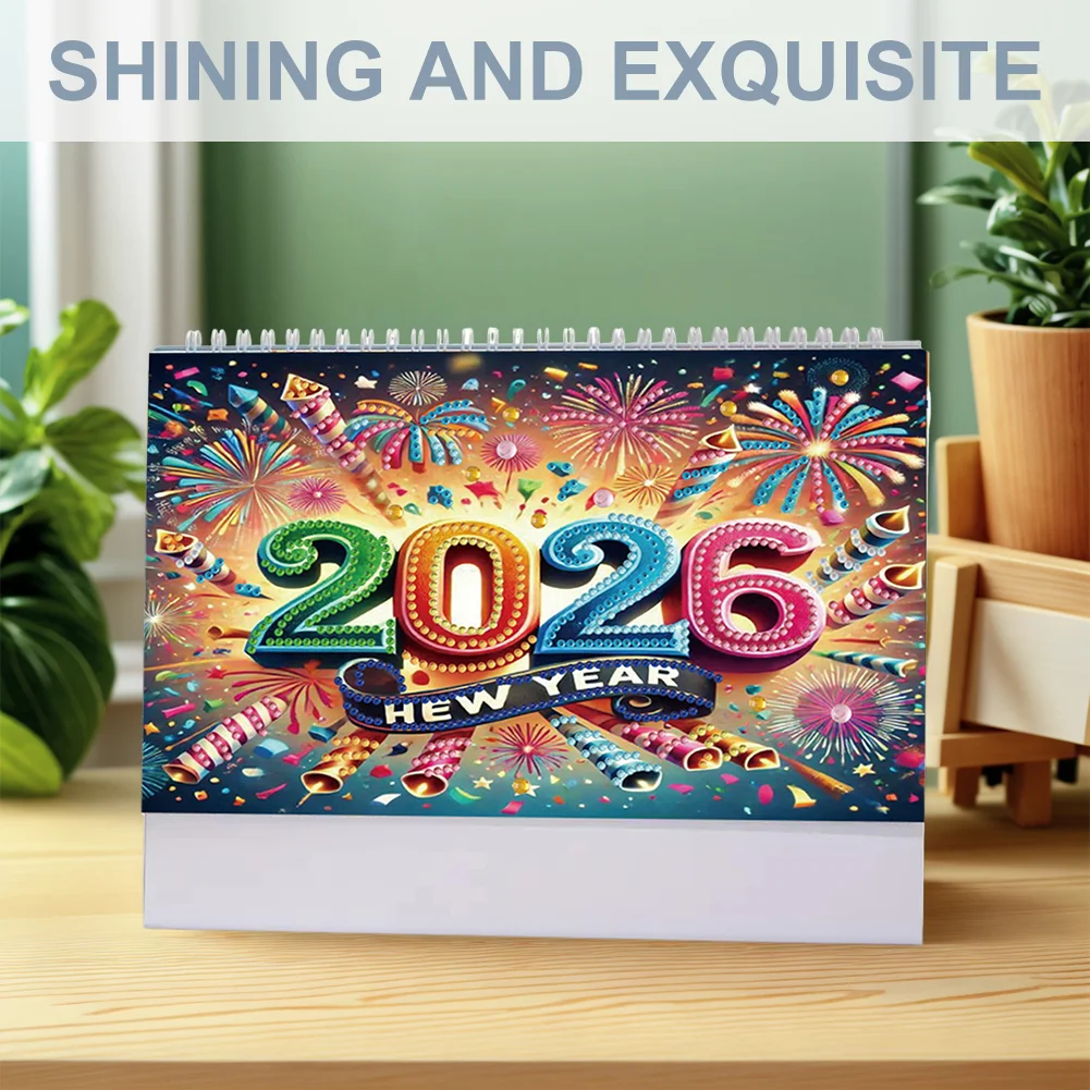 5D/DIY Calendar Crystal Painting Desk Calendars Kit Diamond Decorations Calendar