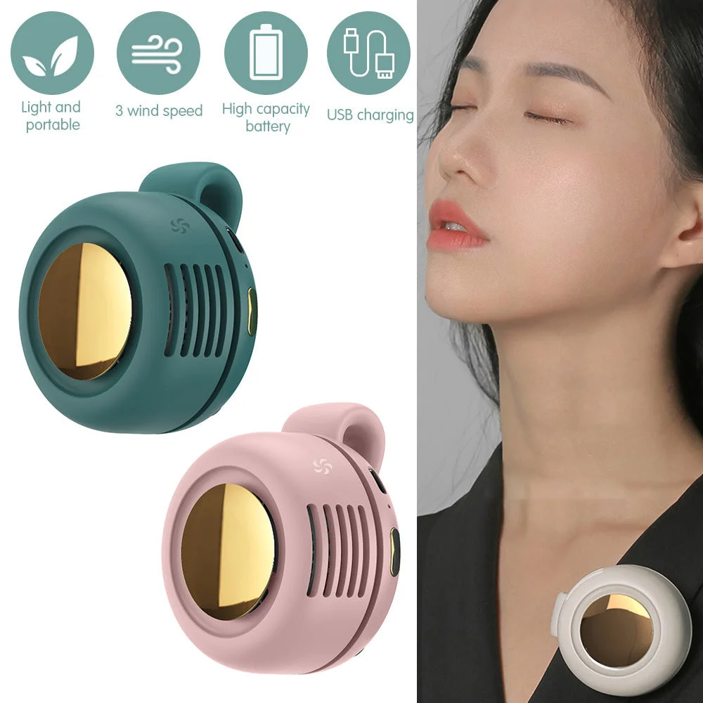 Portable Fan &ndash; Wearable & Silent Cooling