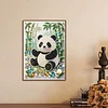 Diamond Painting-DIY Special Shaped Drill Pearl Painting Panda(30x40cm)
