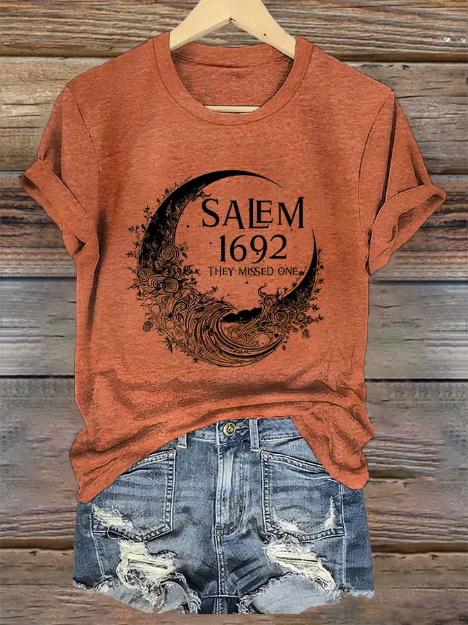 Women's Salem 1692 They Missed One Printed T-Shirt