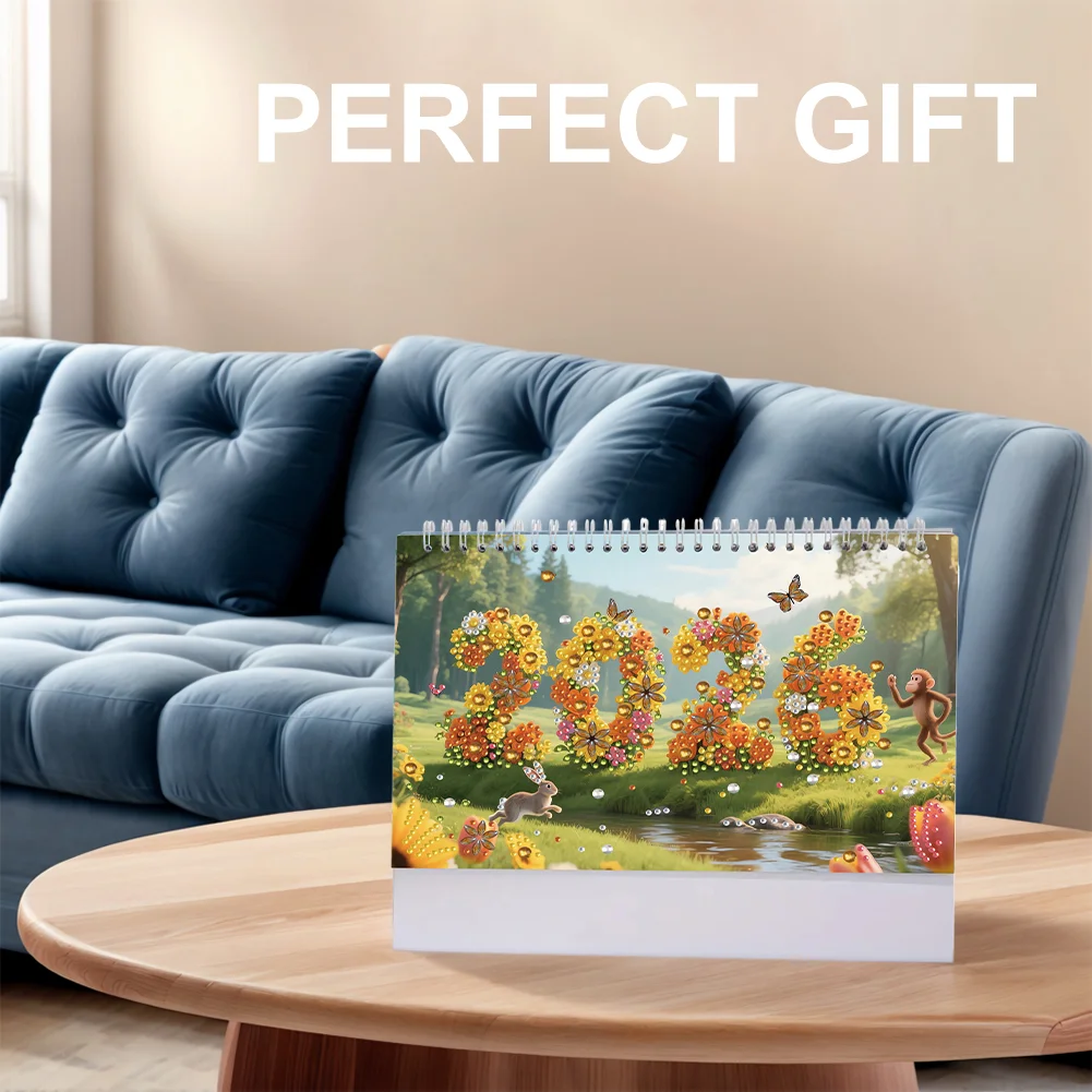 5D/DIY Calendar Crystal Painting Desk Calendars Kit Diamond Painting Calendar
