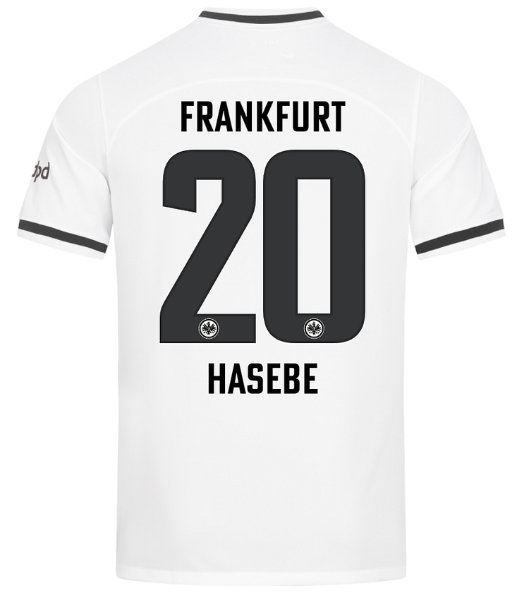 Eintracht Frankfurt Makoto Hasebe 20 Home Shirt Kit 2022-2023