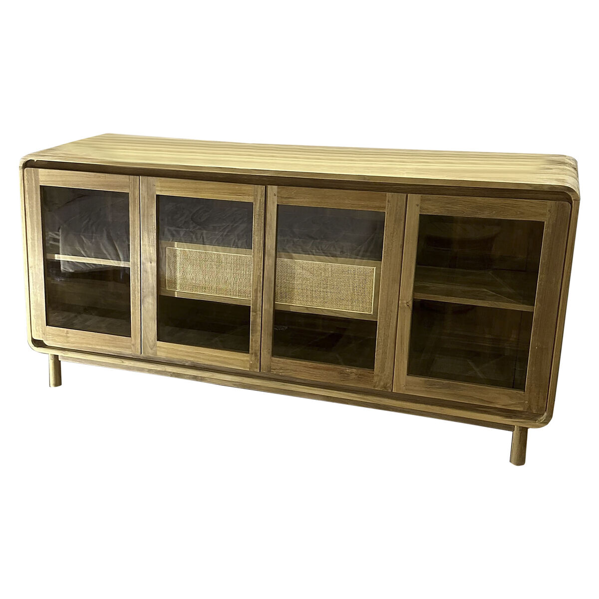 Sideboard Home ESPRIT Crystal Teak 180 x 50 x 90 cm