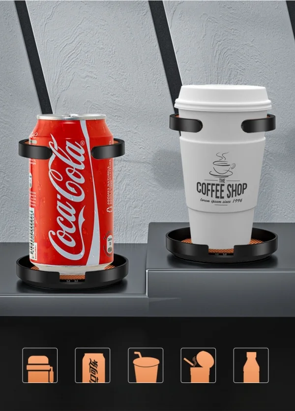 Car Cup Holder Multifunctional Foldable Car Air Outlet Beverage Holder