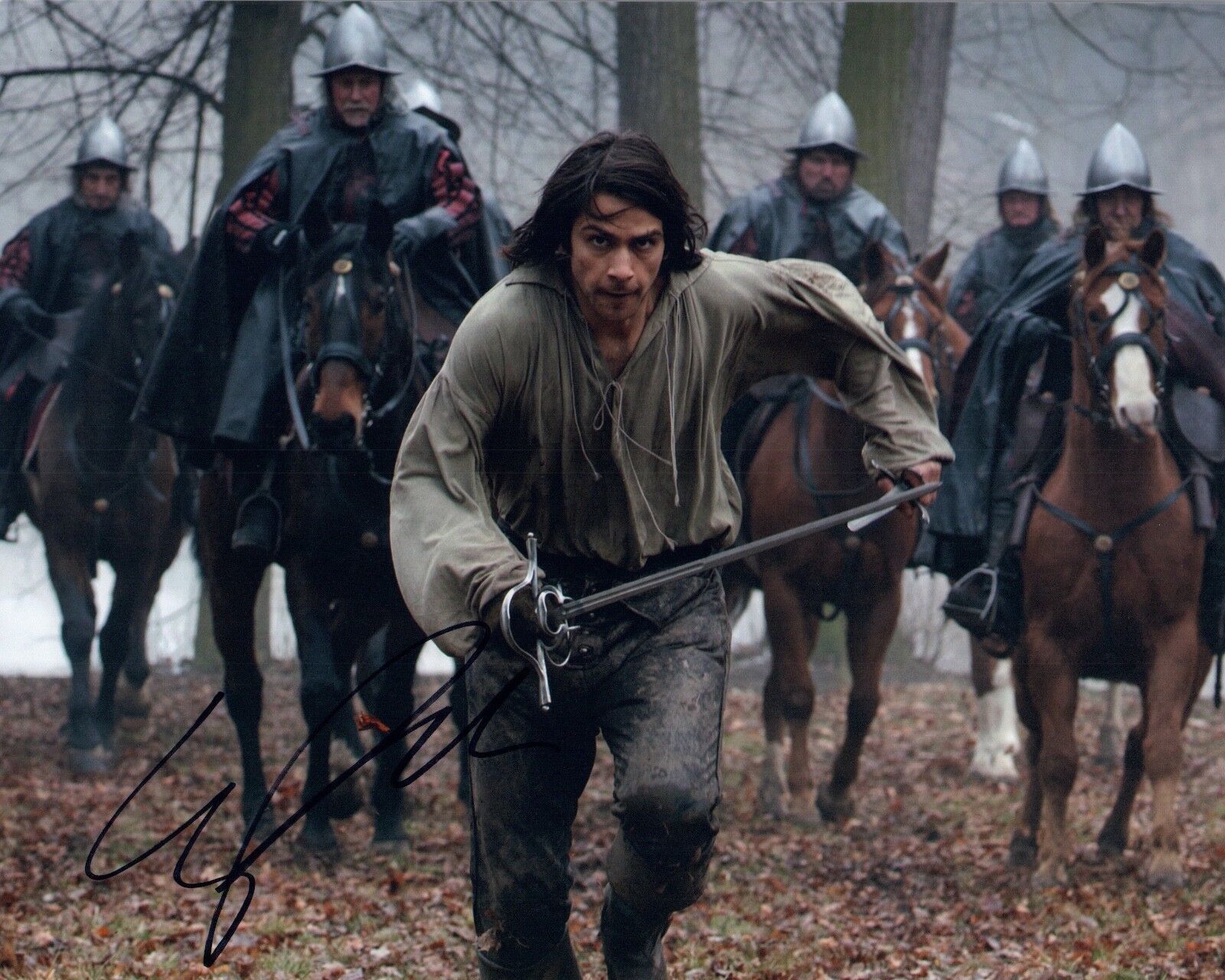 Luke Pasqualino Signed Autograph 8x10 Photo Poster painting The Musketeers Skins COA