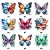 (Multi Style)Colorful Butterfly-Full Embroidery 3 Strands 11CT Stamped Cross Stitch-45*45CM