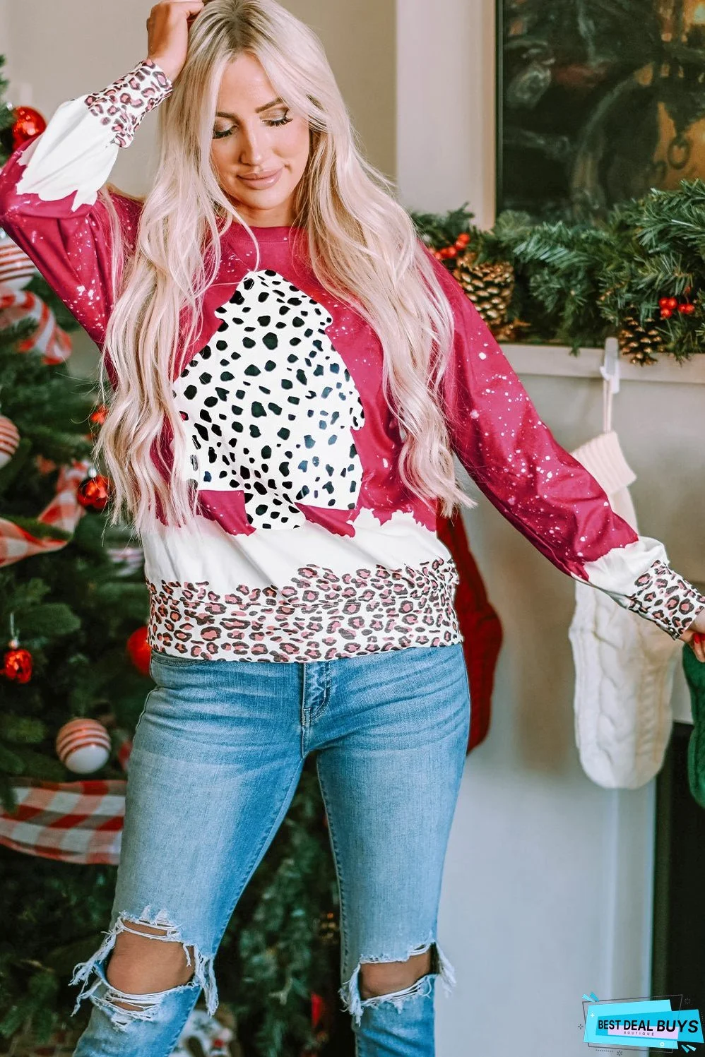 Christmas Tree Loose Fit Sweatshirt