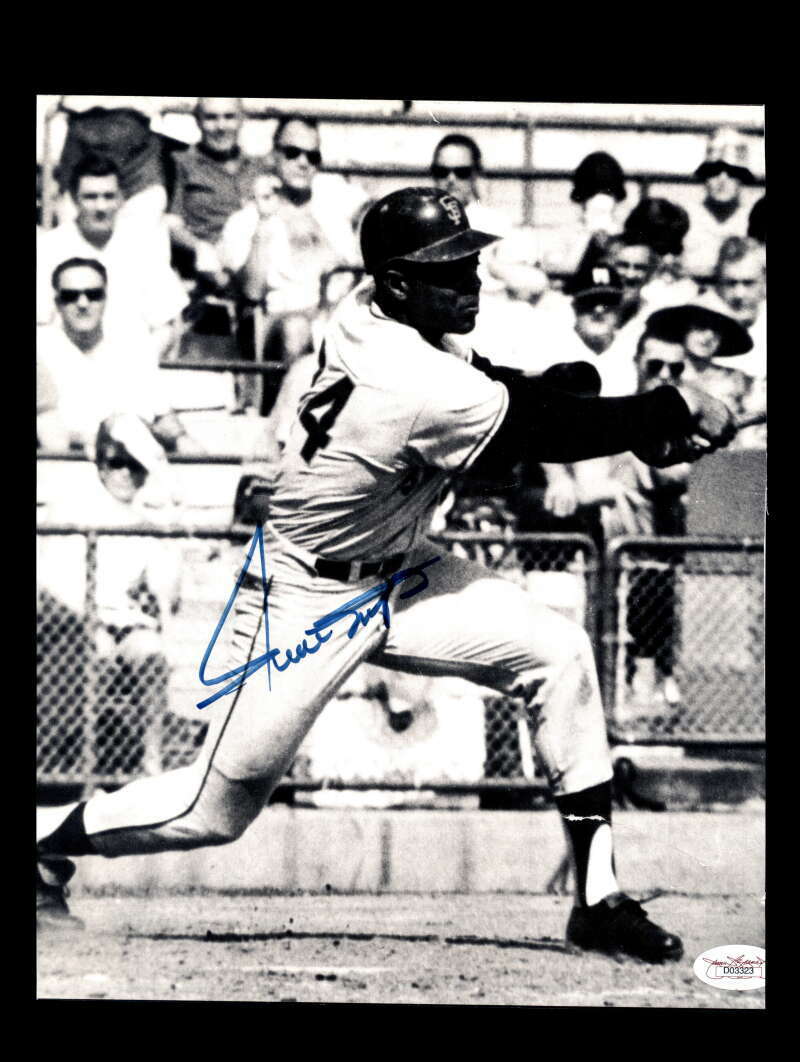 Willie Mays JSA Coa Signed 8x10 Photo Poster painting Autograph