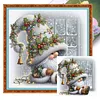 (Multi-Style) Christmas Gnome-11CT Stamped Cross Stitch 40*40cm/15.75*15.75in tapestrymarket