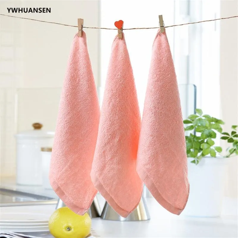 YWHUANSEN 5pcs/lot 25*25cm ULTRA SOFT Baby Bath Washcloths Rayon from Bamboo Towels Perfect Baby Gifts Baby Travel Bathing Kits