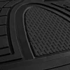 FH Group Automotive Floor Mats - Heavy-Duty Rubber Floor Mats for Cars, Universal Fit Full Set, Climaproof & Trimmable Floor Mats for Most Sedan, SUV, Truck, Black