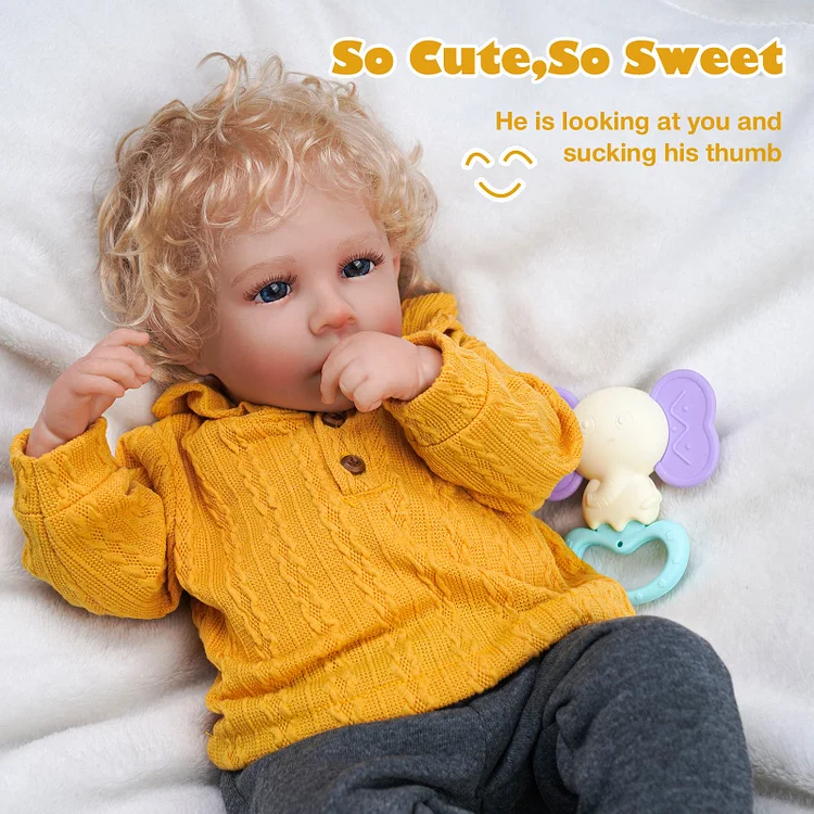 [90Days Lowest Price] Babeside Quiet Reborn Baby Daimon 20" Older Boy Building Lovely Memories 