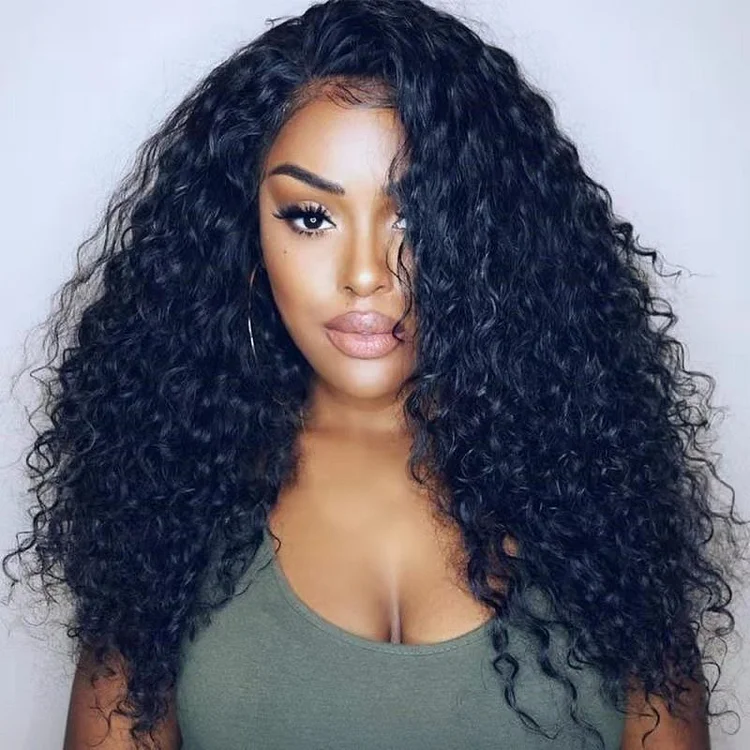 Curly Realistic Knotless 13x4 Lace Front Wig