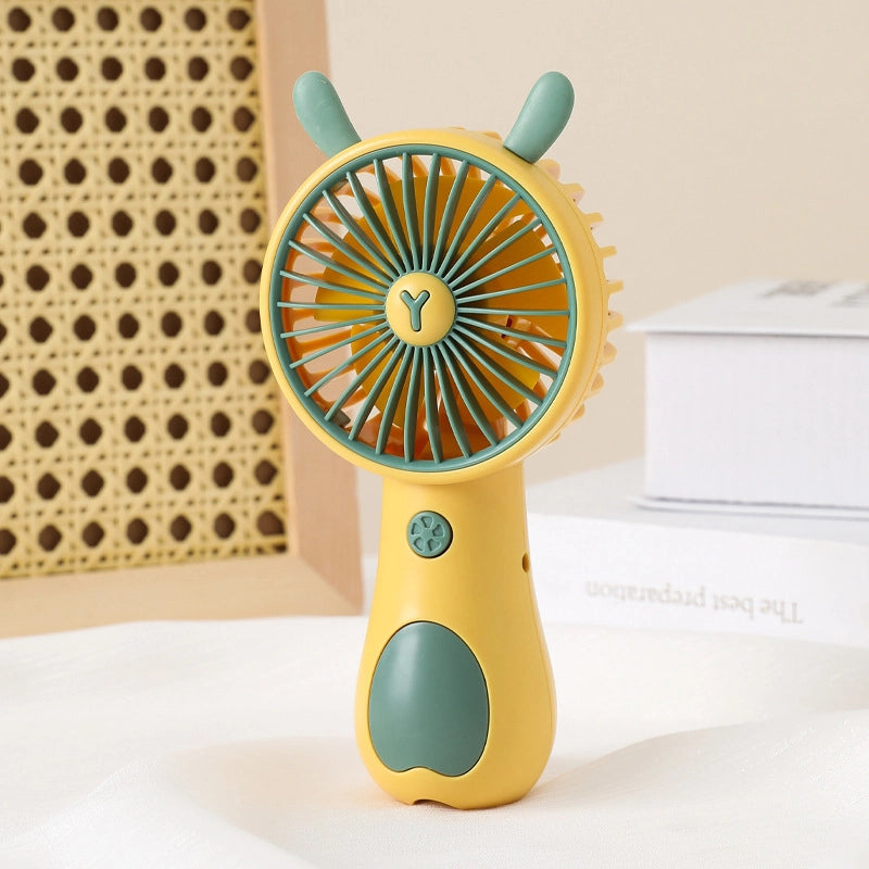New Flower Mini Hand-held Small Fan Summer Fresh Portable Portable Portable Fan Usb Storage Electric Fan