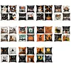 4 Set Happy Halloween Farmhouse Pillows Halloween Party Pillow Decorative Covers