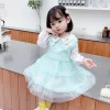 Kid Baby Girl Autumn Casual Cute Gauze Dresses