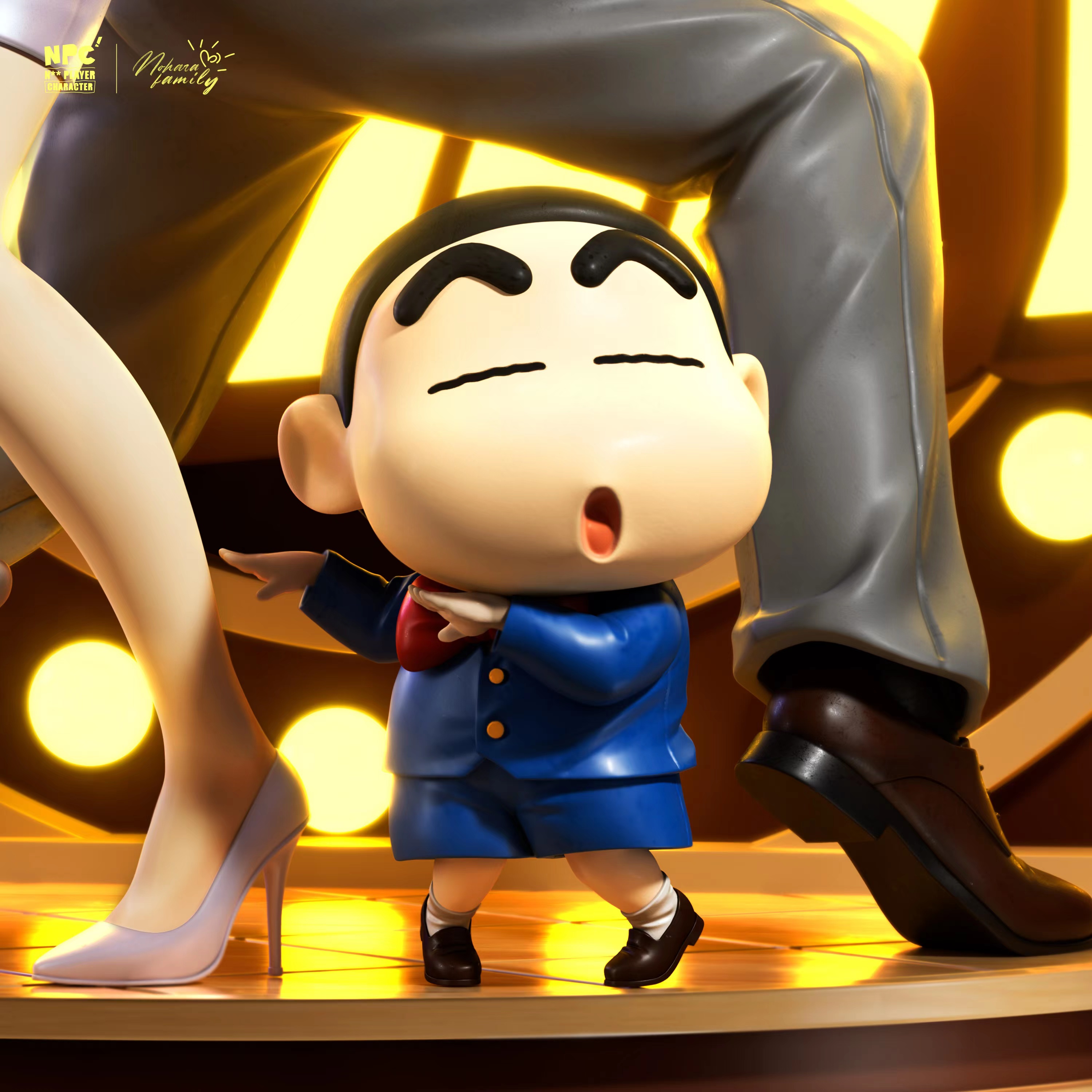 PRE-ORDER NPC Studio Crayon Shin chan The Yehara Family Statue(GK)