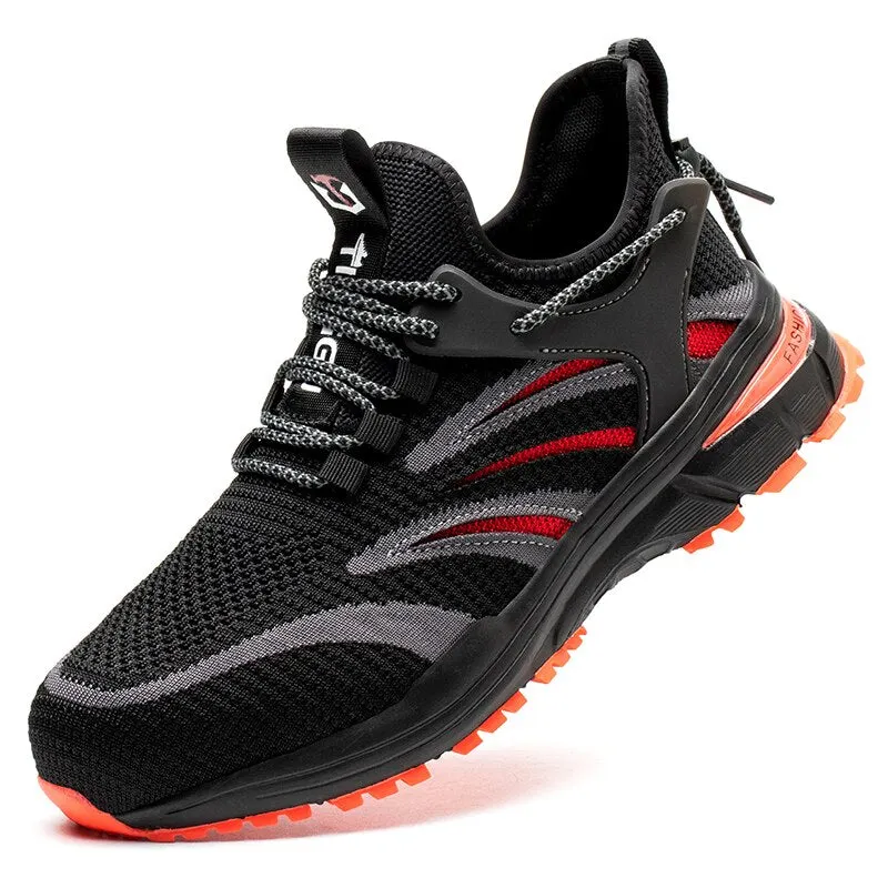 Men Work Shoes Steel Toe Boots Safety Male Sneakers Lightweight Protective Shoes For Men Casual Work Boots Freeshipping 2021