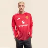 Manchester United Home Long Sleeve Soccer Jersey 2024/25