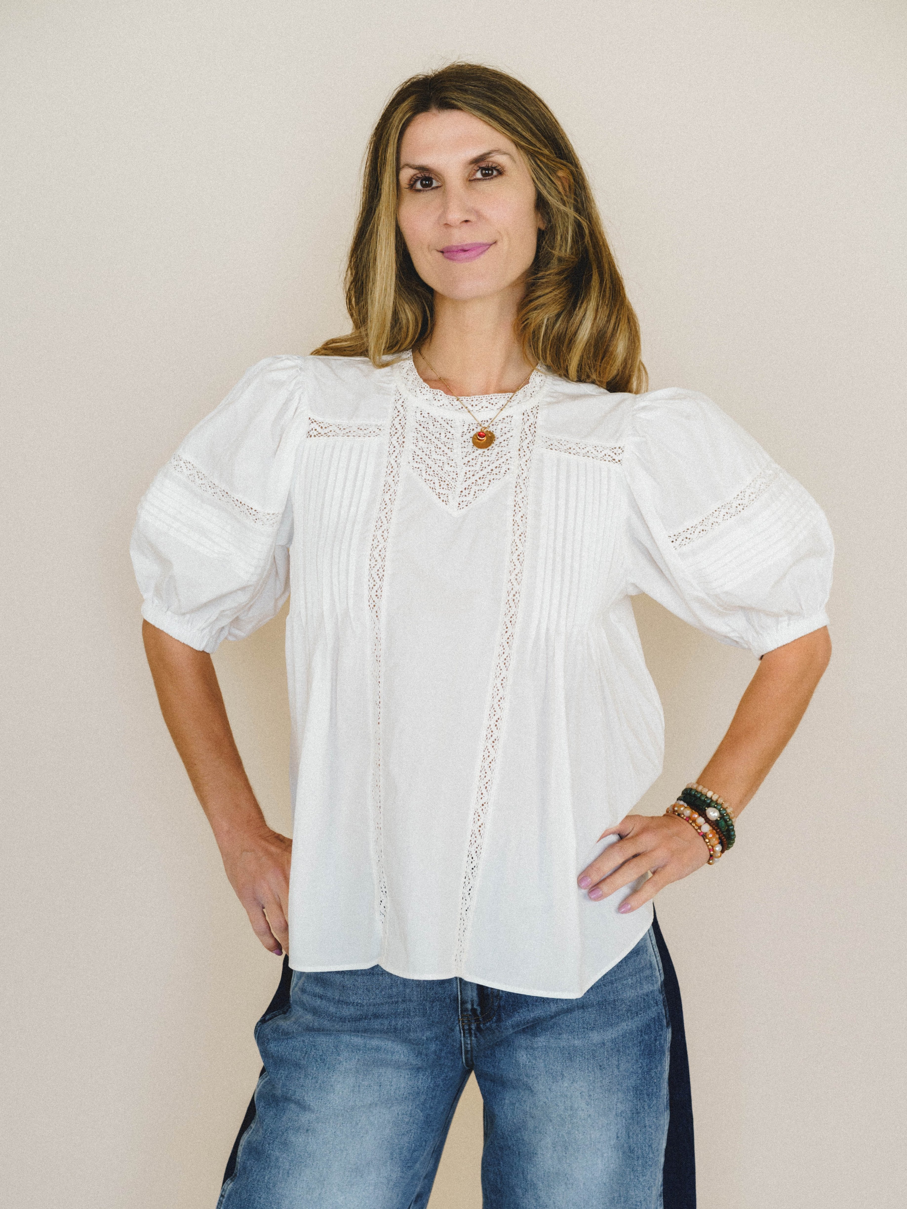 A Dose of Whimsy Blouse - White