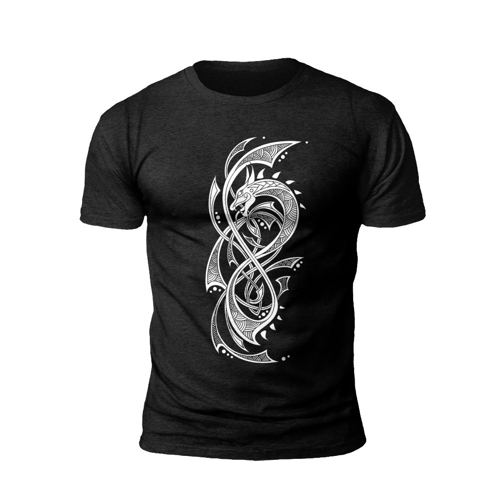Lunar Dragon: Moonlit Fantasy T-Shirt